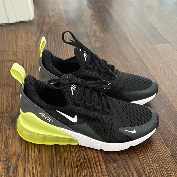 NEW Nike Air Max 270, Light Lemon Twist/Black/Anthracite/White, 5Y (Big Kids) - Picture 3 of 5